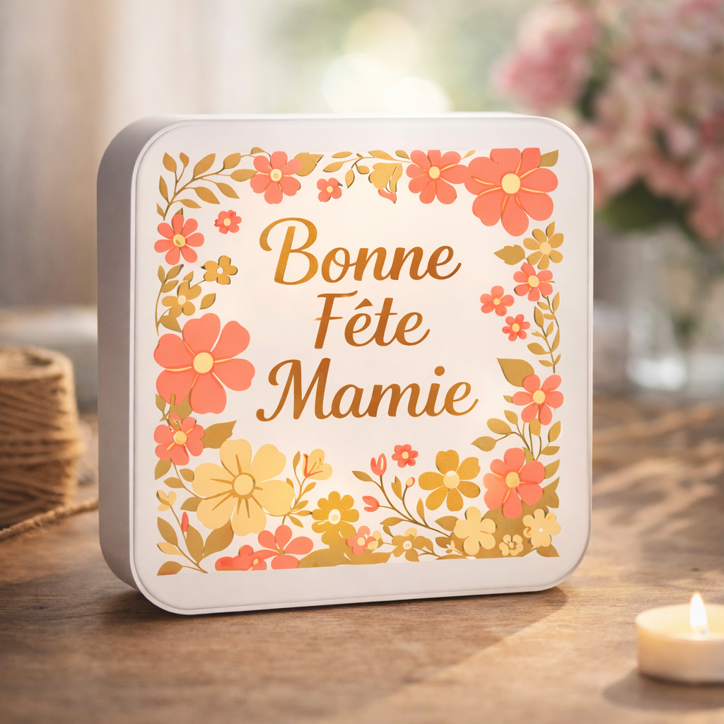 Lampe Bonne fête Mamie