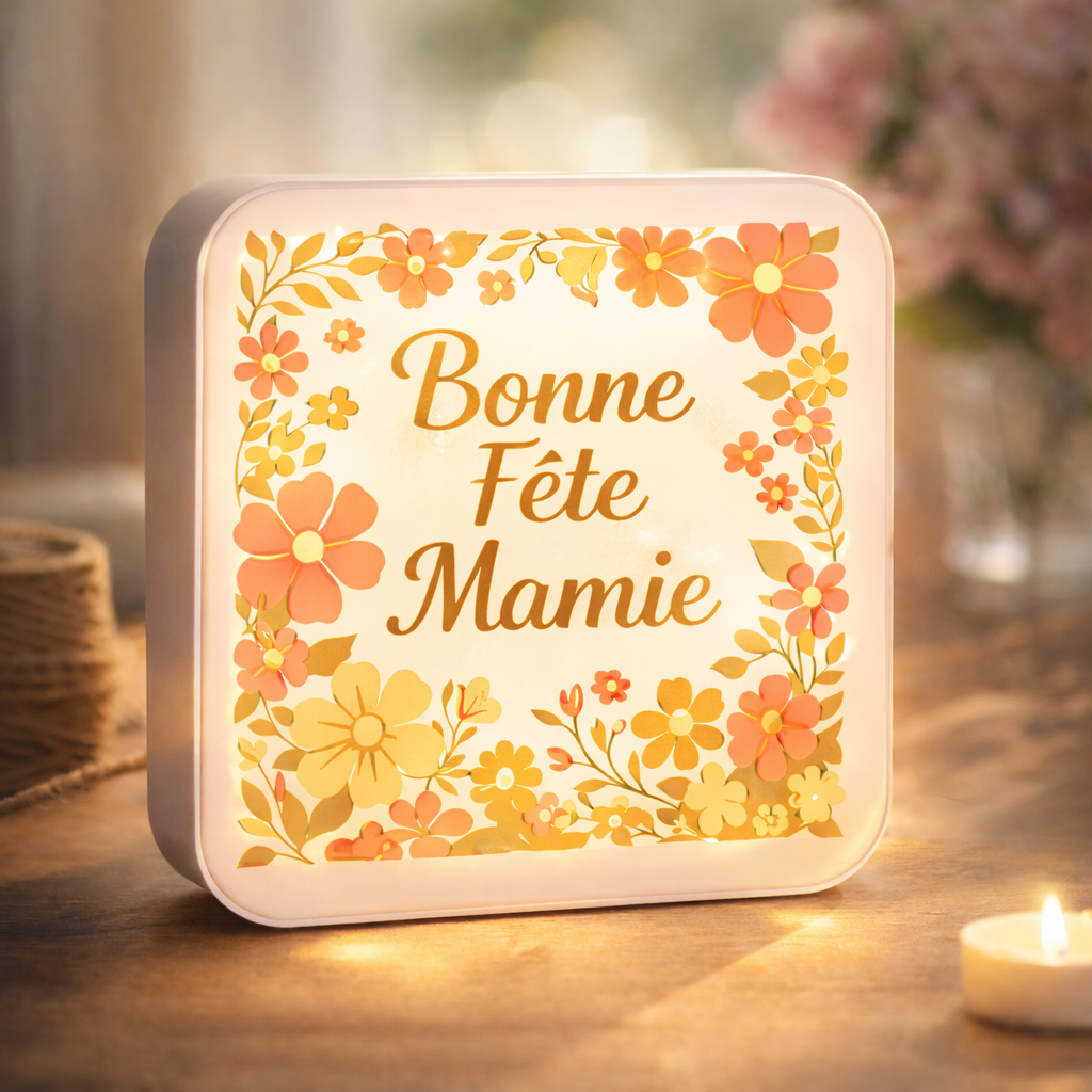Lampe Bonne fête Mamie